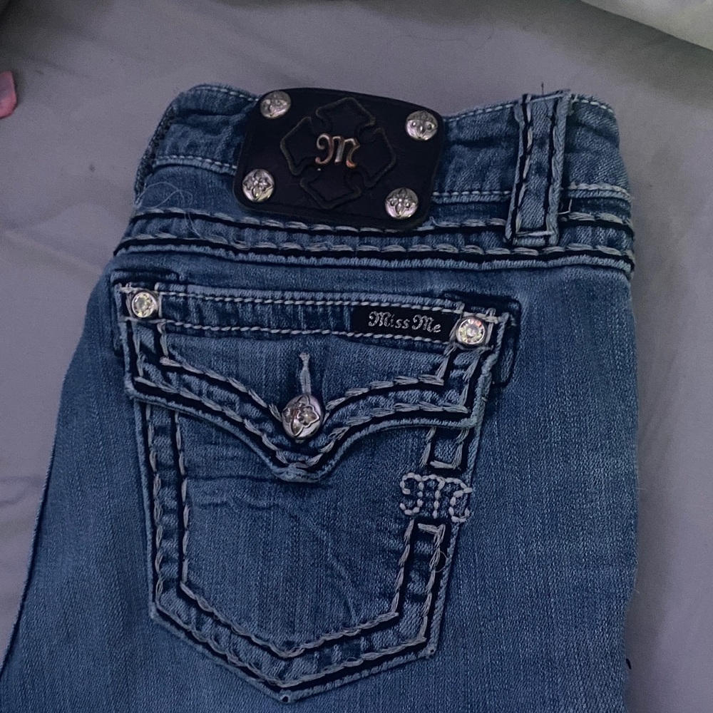 Miss Me Women's Dark Blue Boot Cut Jeans